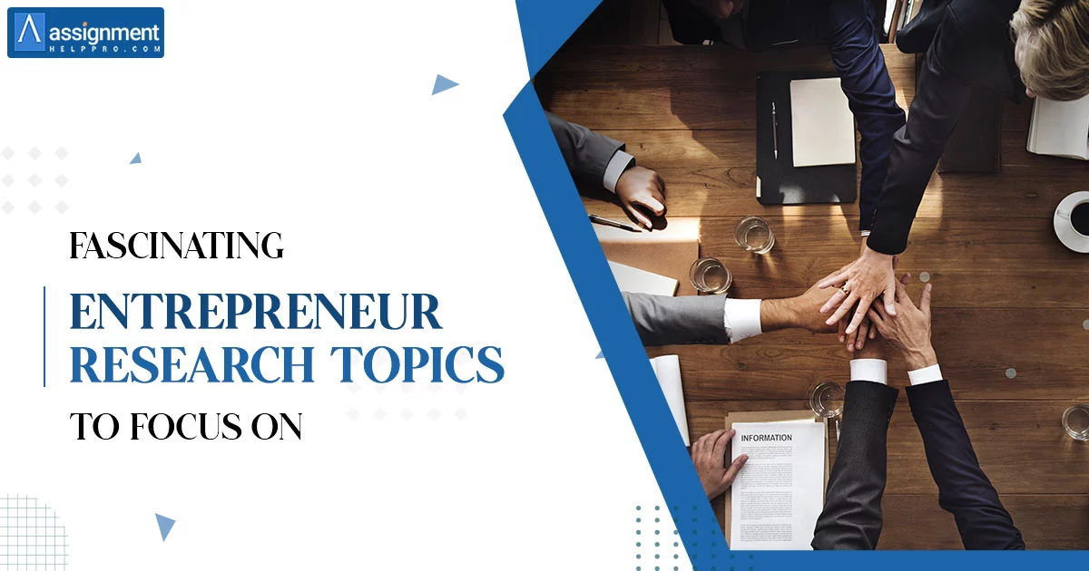 Entrepreneur Research Topics